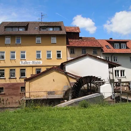 Апартаменты 180 Qm Biberburg, In Der Romantischen Roedermuehle An Der Fraenkischen Saale In Deutschlands Mitte, 8 Km Zur A7