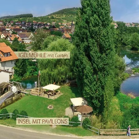 180 Qm Biberburg, In Der Romantischen Roedermuehle An Der Fraenkischen Saale In Deutschlands Mitte, 8 Km Zur A7 Apartmán *