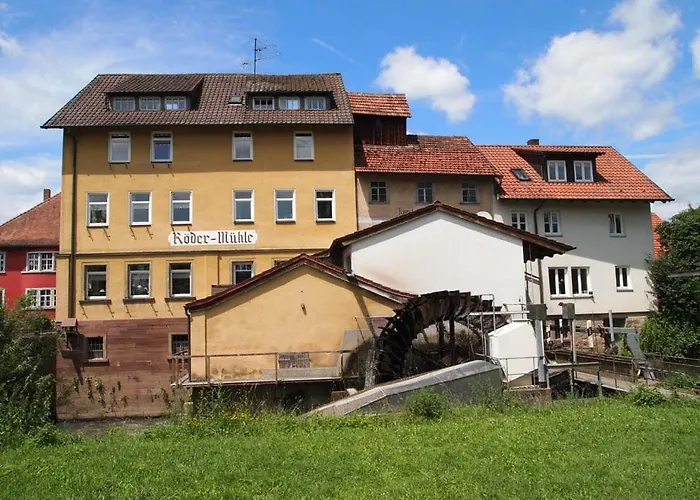 Apartman 180 Qm Biberburg, In Der Romantischen Roedermuehle An Der Fraenkischen Saale In Deutschlands Mitte, 8 Km Zur A7